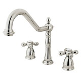Elements of Design EB1796AXLS 8-Inch Widespread Kitchen Faucet, Polished Nickel