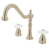 Elements of Design EB1796PXLS 8-Inch Widespread Kitchen Faucet, Polished Nickel
