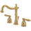Elements of Design EB1972AL Two Handle 8" to 16" Widespread Bathroom Faucet with Retail Pop-up, Polished Brass