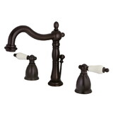 Elements of Design EB1975PL 8-Inch Widespread Lavatory Faucet with Retail Pop-Up, Oil Rubbed Bronze