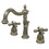 Elements of Design EB1976AX Two Handle 8" to 16" Widespread Bathroom Faucet with Retail Pop-up, Polished Nickel