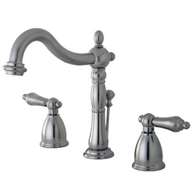 Elements of Design EB1978AL Two Handle 8" to 16" Widespread Bathroom Faucet with Retail Pop-up, Satin Nickel