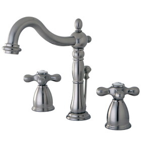 Elements of Design EB1978AX Two Handle 8" to 16" Widespread Bathroom Faucet with Retail Pop-up, Satin Nickel