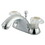 Elements of Design EB2151B Two Handle 4" Centerset Lavatory Faucet with Retail Pop-up, Polished Chrome