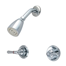 Elements of Design EB241SO Two Handle Shower Faucet, Polished Chrome