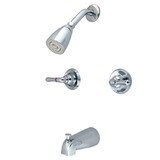 Elements of Design EB241 Tub and Shower Faucet Two Handles, Polished Chrome