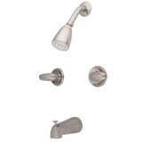 Elements of Design EB248LL Tub and Shower Faucet, Brushed Nickel