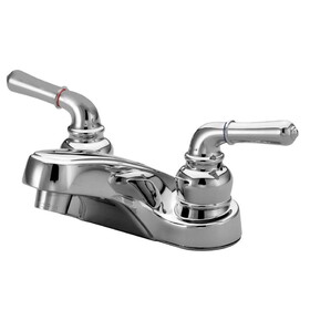 Elements of Design EB251LP Two Handle 4" Centerset Lavatory Faucet, Polished Chrome