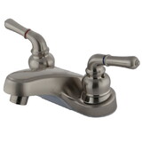 Elements of Design EB258LP 4-Inch Centerset Lavatory Faucet, Brushed Nickel