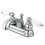 Elements of Design EB2601PL Two Handle 4" Centerset Lavatory Faucet with Retail Pop-up, Polished Chrome
