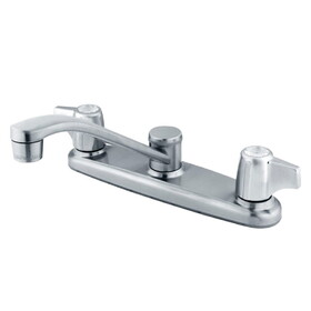 Elements of Design EB261 Twin Canopy Handle 8" Kitchen Faucet, Polished Chrome