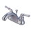 Elements of Design EB2621 Two Handle 4" Centerset Lavatory Faucet with Retail Pop-up, Polished Chrome