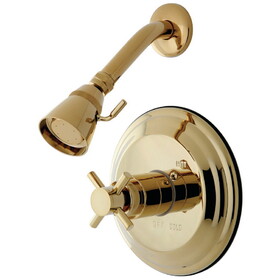 Elements of Design EB2632DXSO Shower Only, Polished Brass
