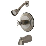 Elements of Design EB2638DXT Tub and Shower Trim Only, Brushed Nickel