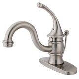 Elements of Design EB3408GL Single-Handle 4-Inch Centerset Lavatory Faucet, Brushed Nickel