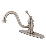 Elements of Design EB3578BLLS 8-Inch Centerset Kitchen Faucet, Brushed Nickel