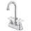 Elements of Design EB3611PX Two Handle 4" Centerset Lavatory Faucet with Retail Pop-up, Polished Chrome