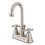 Elements of Design EB3618AX Two Handle 4" Centerset Lavatory Faucet with Retail Pop-up, Satin Nickel