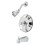 Elements of Design EB3631PL Single Handle Tub & Shower Faucet, Polished Chrome