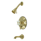 Elements of Design EB36320PX Single Handle Tub & Shower Faucet, Polished Brass