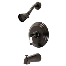 Elements of Design EB3635PL Single Handle Tub & Shower Faucet, Oil Rubbed Bronze