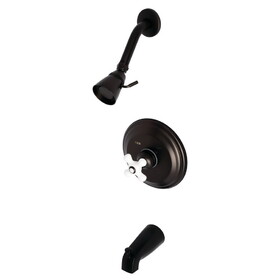 Elements of Design EB3635PXT Tub and Shower Trim Only, Oil Rubbed Bronze