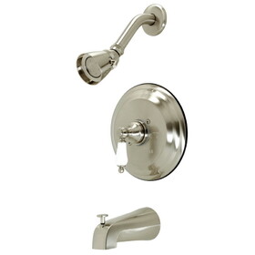 Elements of Design EB3638PL Single Handle Tub & Shower Faucet, Satin Nickel