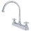 Elements of Design EB3741AX Two Handle 8" Center Kitchen Faucet, Polished Chrome