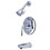 Elements of Design EB46310ZL Single Handle Tub & Shower Faucet, Polished Chrome Finish