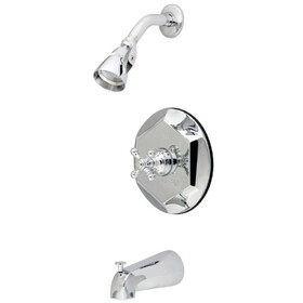 Elements of Design EB4631BX Tub with Shower Faucet, Polished Chrome