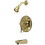 Elements of Design EB46320DL Tub and Shower Faucet with Diverter, Polished Brass