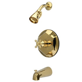 Elements of Design EB4632BX Tub with Shower Faucet, Polished Brass