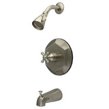 Elements of Design EB4638BX Tub with Shower Faucet, Brushed Nickel