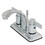 Elements of Design EB4641NDL Two Handle 4" Centerset Lavatory Faucet with Retail Pop-up, Polished Chrome Finish