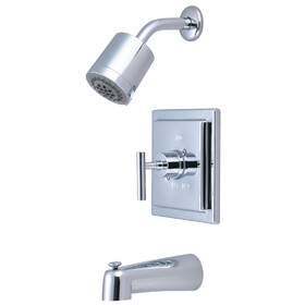 Elements of Design EB4651CML Tub and Shower Faucet, Polished Chrome