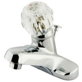 Elements of Design EB521B Single Handle 4" Centerset Lavatory Faucet with Brass Pop-up, Polished Chrome