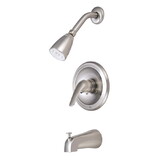 Elements of Design EB538L Tub and Shower Faucet, Brushed Nickel