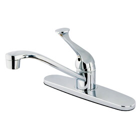 Elements of Design EB571 Single Handle 8" Center Kitchen Faucet, Polished Chrome