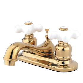 Elements of Design EB602PX 4-Inch Centerset Lavatory Faucet, Polished Brass