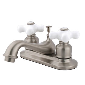 Elements of Design EB608PX 4-Inch Centerset Lavatory Faucet, Brushed Nickel