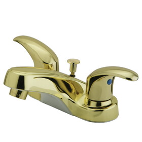 Elements of Design EB6252LL 4-Inch Centerset Lavatory Faucet, Polished Brass