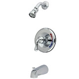 Elements of Design EB631 Tub and Shower Faucet with Single Handle, Polished Chrome