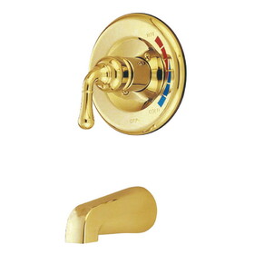 Elements of Design EB632TO Single Handle Tub Faucet, Polished Brass