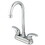 Elements of Design EB6491LL Two Handle 4" Centerset Bar Faucet without Pop-up, Polished Chrome