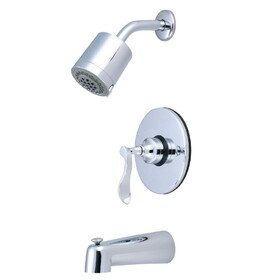 Elements of Design EB6691CFL Tub and Shower Faucet, Polished Chrome