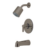 Elements of Design EB6698NDL Tub and Shower Faucet, Brushed Nickel