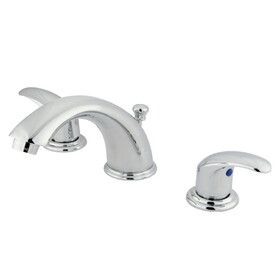 Elements of Design EB6961LL Two Handle 8" to 16" Widespread Lavatory Faucet with Brass Pop-up, Polished Chrome