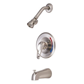 Elements of Design EB698 Single Handle Tub & Shower Faucet, Satin Nickel