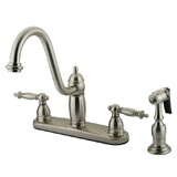Elements of Design EB7118TLBS Double Handle 8