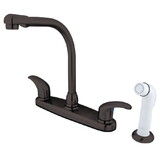 Elements of Design EB715LL 8-Inch Centerset Kitchen Faucet, Oil Rubbed Bronze